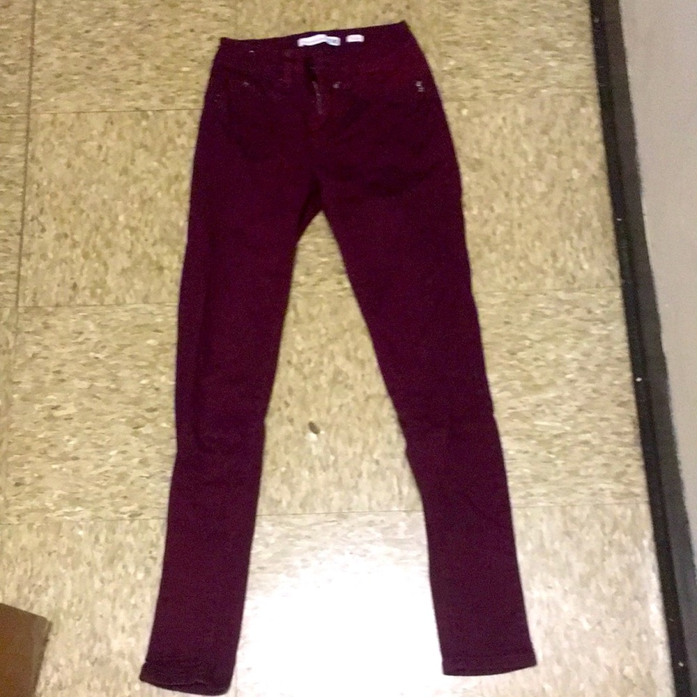 Burgundy Skinny’s